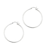 Sterling Silver 2x35mm Hoop Earring